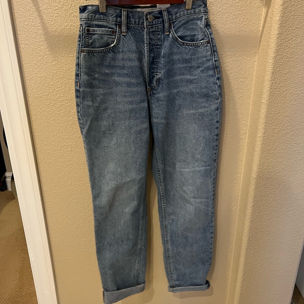 Aritzia Denim Forum Boyfriend High Rise Loose Jeans
